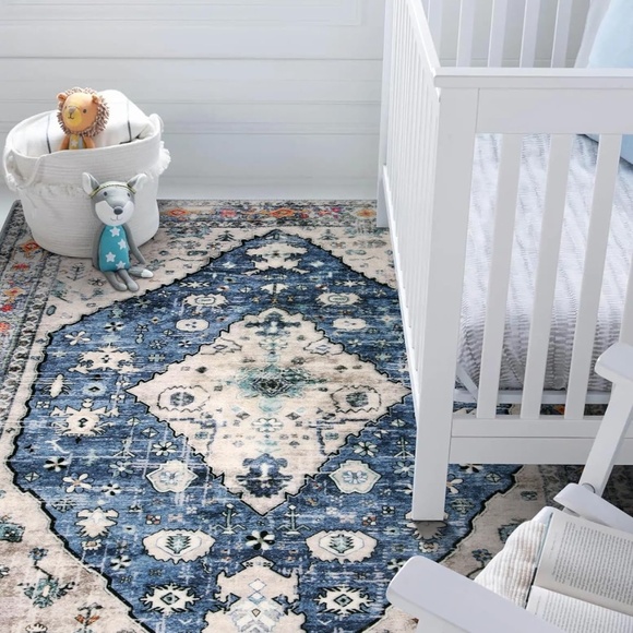 NEW Lahome Area Rug Boho Tribal Rug Throw Rug 4’ x 6’ - Picture 4 of 8